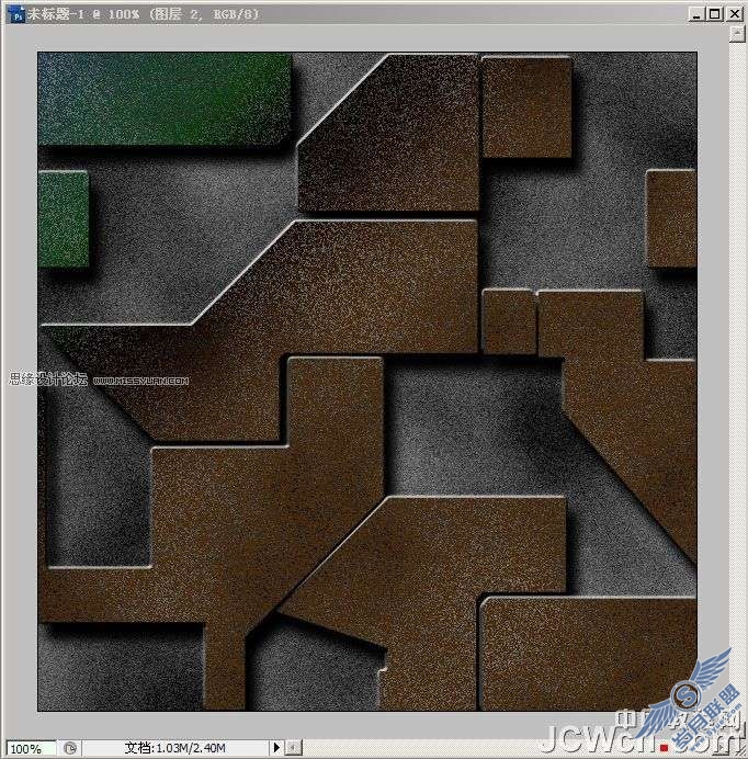 photoshop制作腐蚀的金属效果图教程【图】_
