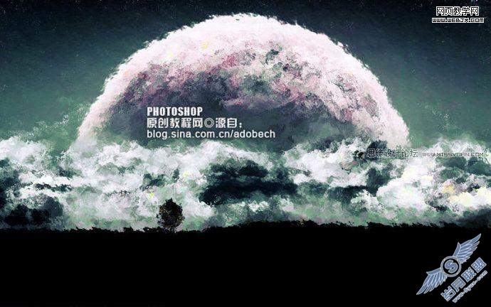 photoshop调色:太空水粉色调
