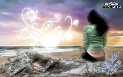 Photoshop教程:梦幻炫丽光线特效