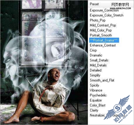 Photoshop合成震撼的狂人呐喊效果【图】_