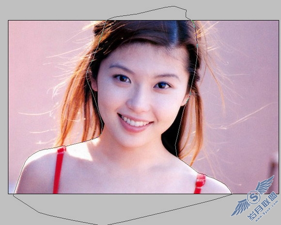 Photoshop为秀发美眉照片做精彩通道抠图