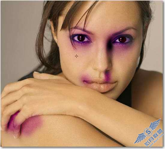 Photoshop鼻青脸肿效果的照片恶搞教程