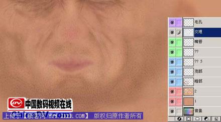 利用PhotoShop完成角色脸部贴图制作