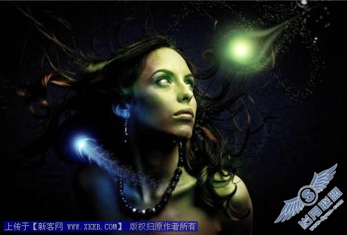 Photoshop光线表现打造邪恶的女巫2_天极设计在线整理