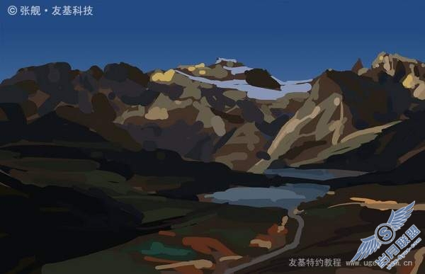 PhotoShop临摹教程:风景绘制