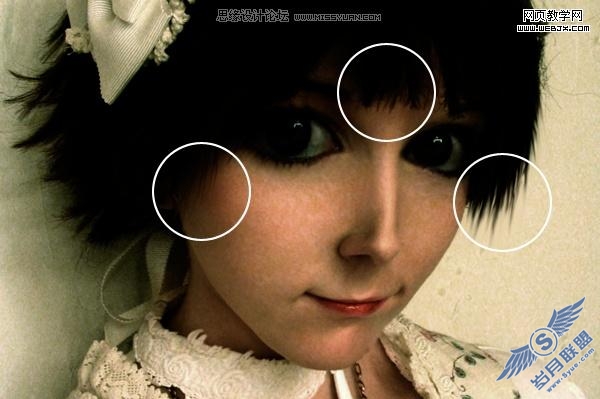Photoshop教程:可爱的美女3D娃娃