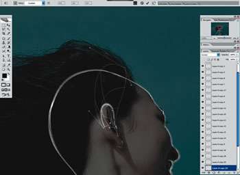 photoshop把人物做成超炫的光线效果【图】_