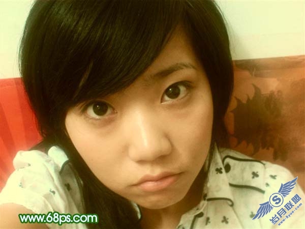 Photoshop为轻微偏蓝的人物照片磨皮及美化