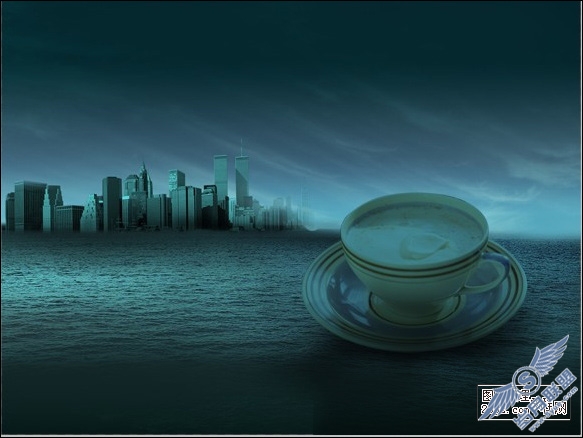 Photoshop照片合成:制作惊涛骇浪海报