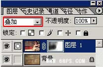 PhotoShop制作斑驳非主流效果照片