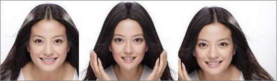 Photoshop出来的众多明星对称脸照欣赏