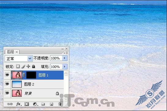 photoshop照片处理:使用抠图改变美女照背景图【图】_