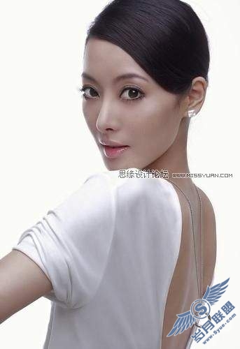photoshop调色: 调出水灵灵肌肤的美女
