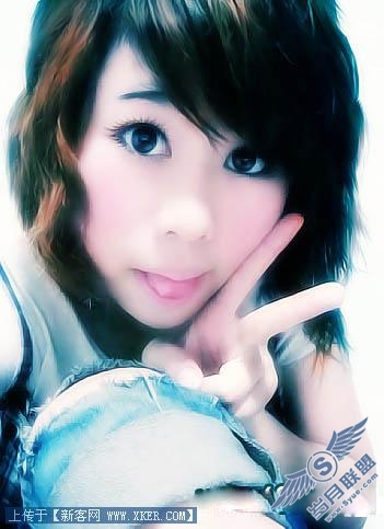 Photoshop整体处理失真人物照片