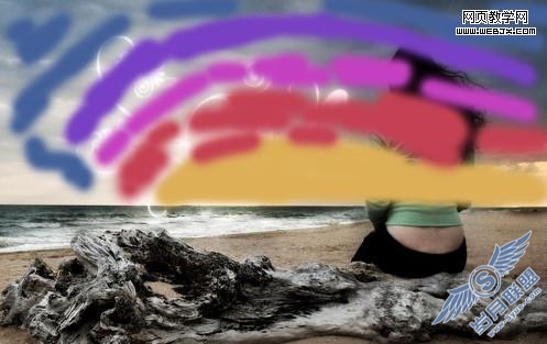 Photoshop教程:梦幻炫丽光线特效