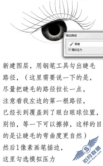 心灵之窗 Photoshop手绘人物眼睛