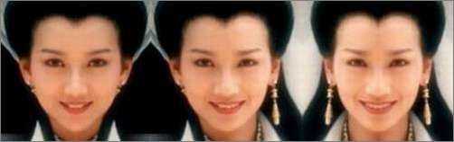 Photoshop出来的众多明星对称脸照欣赏