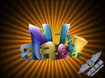 Photoshop制作漂亮的3D潮流艺术壁纸