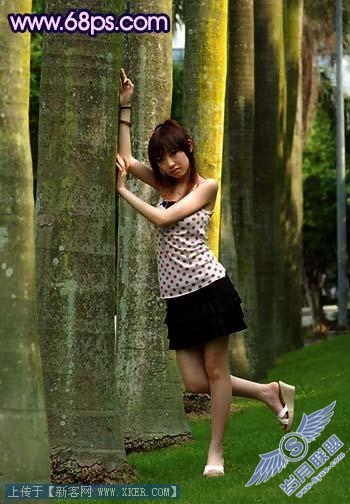 Photoshop调出照片动人的梦幻紫色调
