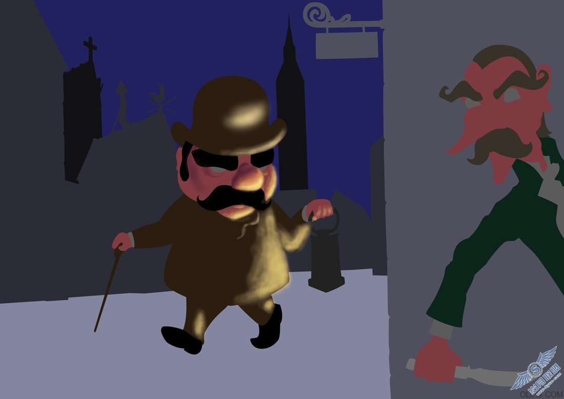 Photoshop设计制作3D卡通人物【图】_