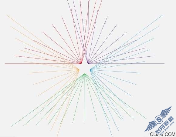 Photoshop与Illustrator结合制作五星闪耀光芒效果图【图】_
