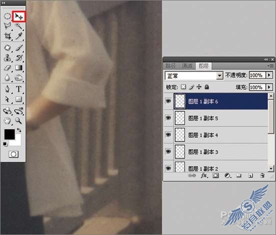 Photoshop<a href=http://www.syue.com/Digital/ target=_blank class=infotextkey>数码</a>暗房教程:修补破损的旧照片【图】_