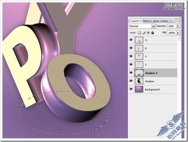 Photoshop教程:制作独特的3D文字
