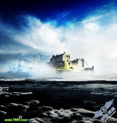 Photoshop合成幻想风格的城堡场景