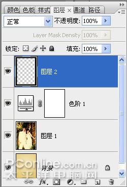 PhotoShop教程:处理情侣照片为旧风格卷轴特效
