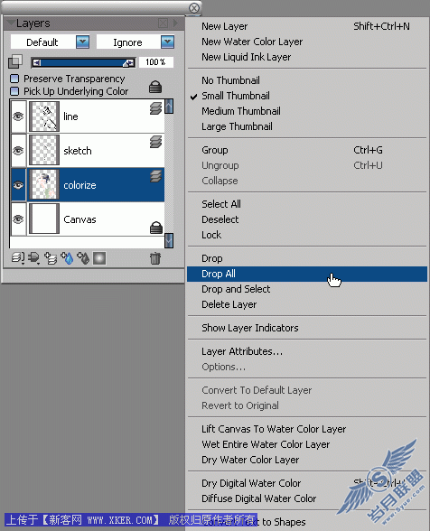 Wacom<a href=http://www.syue.com/Digital/ target=_blank class=infotextkey>数码</a>板加Painter手绘写意秀美头像_天极设计在线转载