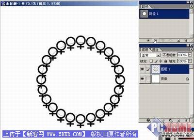 巧用Photoshop画笔制作四方连图案