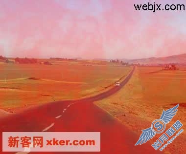 Photoshop把道路表面变得糟糕