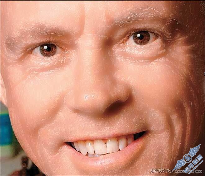 photoshop修复皮肤皱纹及润肤教程