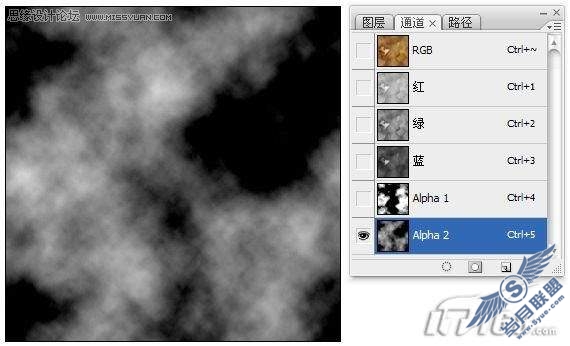 Photoshop打造粗糙的金属质感文字效果