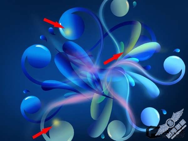 photoshop用钢笔工具绘制3D抽象物体【图】_