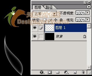 天极设计在线_Photoshop滤镜绘制半透明叶片