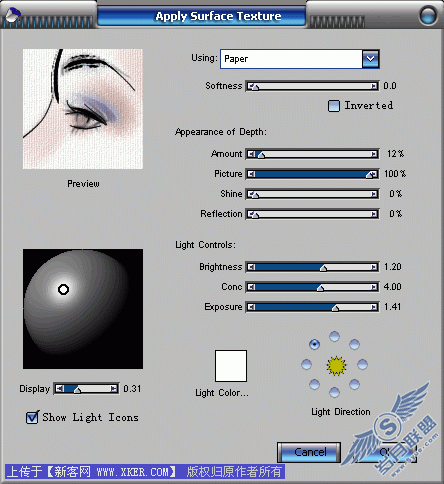 Wacom<a href=http://www.syue.com/Digital/ target=_blank class=infotextkey>数码</a>板加Painter手绘写意秀美头像_天极设计在线转载