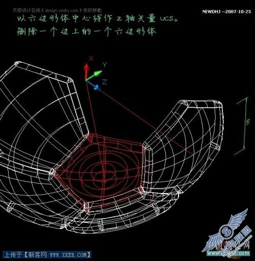 AutoCAD五分钟内画一个足球_天极设计在线转载