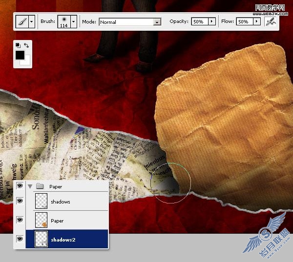 Photoshop合成教程:建构主义职场海报