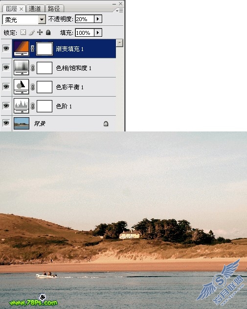 Photoshop教程:制作经典怀旧系列照片