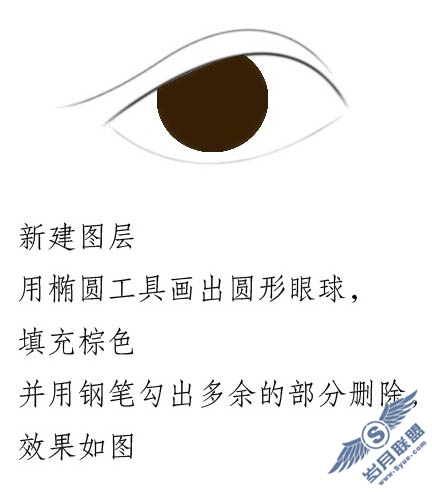 心灵之窗 Photoshop手绘人物眼睛