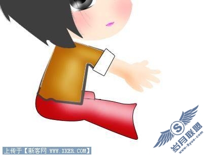 Photoshop鼠绘超可爱的卡通娃娃