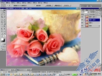 人人是艺术家Photoshop生成逼真油画效果(2)
