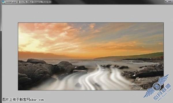 国外顶级Photoshop教程:炫彩河流动态效果