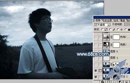 Photoshop给逆光人物照片简单调色