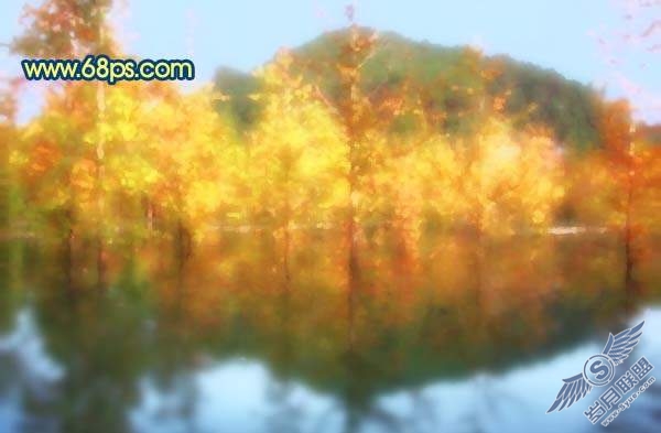Photoshop用滤镜把外景照片转成水彩画效果