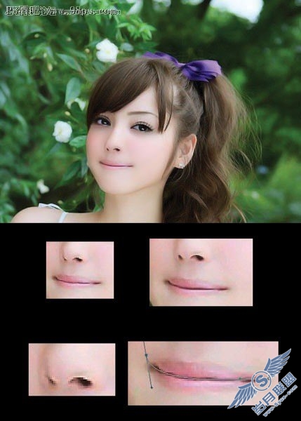 Photoshop照片淡淡轻微转手绘效果