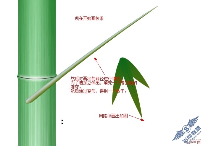 Photoshop超简单打造逼真的竹子