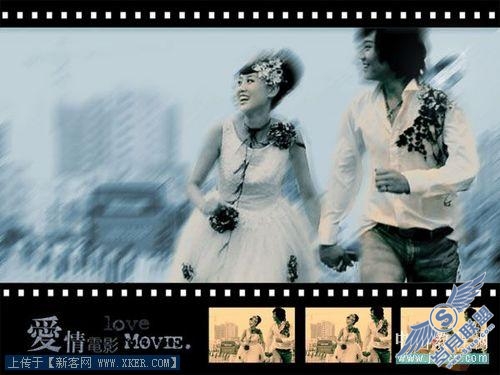 Phototshop:风雨同济婚纱艺术写真效果 Phototshop:风雨同济婚纱艺术写真效果