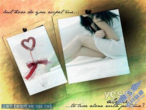 Photoshop教程:制作精美失落美女胶片效果